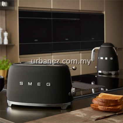 Smeg TSF01BLM (Matte Black) 50's Retro Style Toaster